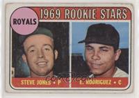 1969 Rookie Stars - Steve Jones, Ellie Rodriguez (Rodriguez) [Good to …