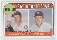 1969 Rookie Stars - Don Bryant, Steve Shea