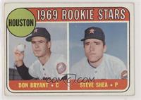 1969 Rookie Stars - Don Bryant, Steve Shea [Good to VG‑EX]