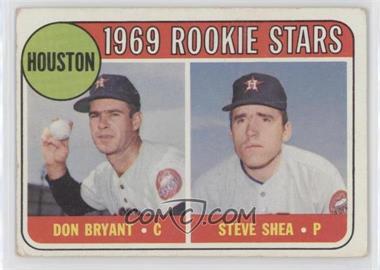 1969 Topps - [Base] #499 - 1969 Rookie Stars - Don Bryant, Steve Shea