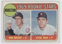 1969 Rookie Stars - Don Bryant, Steve Shea