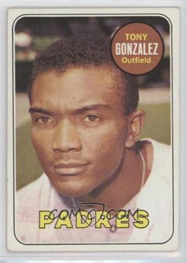 1969 Topps - [Base] #501.1 - Tony Gonzalez (Tony and Outfield in Yellow)