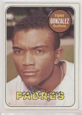 1969 Topps - [Base] #501.1 - Tony Gonzalez (Tony and Outfield in Yellow)