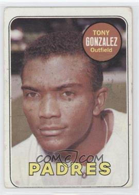 1969 Topps - [Base] #501.1 - Tony Gonzalez (Tony and Outfield in Yellow) [Good to VG‑EX]