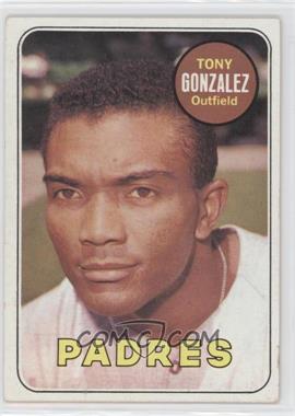 1969 Topps - [Base] #501.1 - Tony Gonzalez (Tony and Outfield in Yellow)