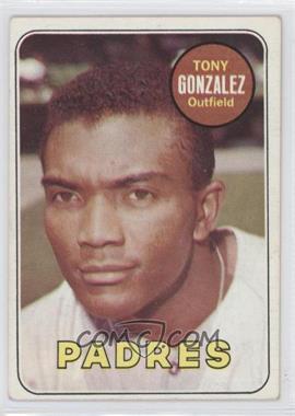 1969 Topps - [Base] #501.1 - Tony Gonzalez (Tony and Outfield in Yellow)