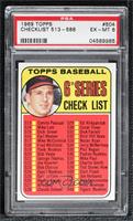 Checklist - 6th Series (Brooks Robinson) [PSA 6 EX‑MT]