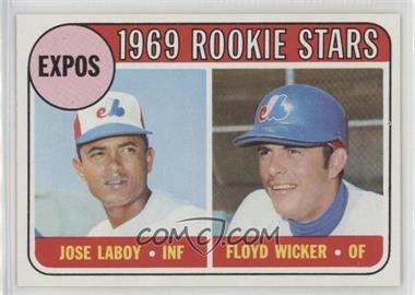 1969 Topps - [Base] #524 - High # - Jose Laboy, Floyd Wicker