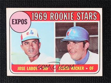 1969 Topps - [Base] #524 - High # - Jose Laboy, Floyd Wicker [Good to VG‑EX]