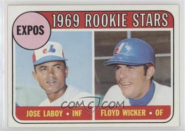 1969 Topps - [Base] #524 - High # - Jose Laboy, Floyd Wicker