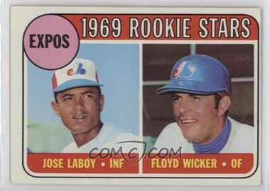 1969 Topps - [Base] #524 - High # - Jose Laboy, Floyd Wicker