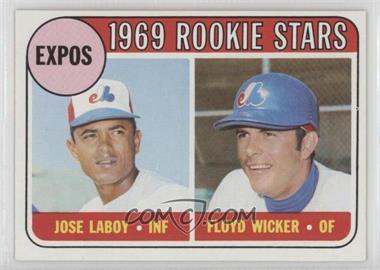 1969 Topps - [Base] #524 - High # - Jose Laboy, Floyd Wicker