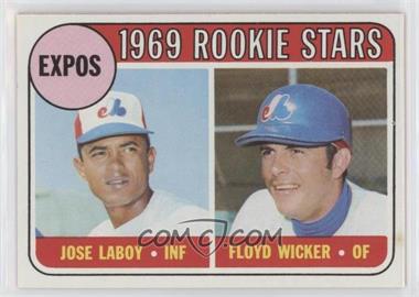 1969 Topps - [Base] #524 - High # - Jose Laboy, Floyd Wicker