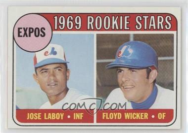 1969 Topps - [Base] #524 - High # - Jose Laboy, Floyd Wicker