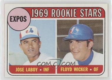 1969 Topps - [Base] #524 - High # - Jose Laboy, Floyd Wicker