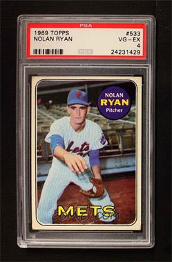 1969 Topps - [Base] #533 - High # - Nolan Ryan [PSA 4 VG‑EX]