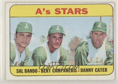 1969 Topps - [Base] #556 - High # - A's Stars (Sal Bando, Bert Campaneris, Danny Cater)