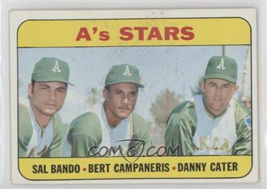 1969 Topps - [Base] #556 - High # - A's Stars (Sal Bando, Bert Campaneris, Danny Cater)