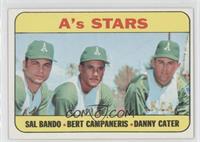 High # - A's Stars (Sal Bando, Bert Campaneris, Danny Cater)