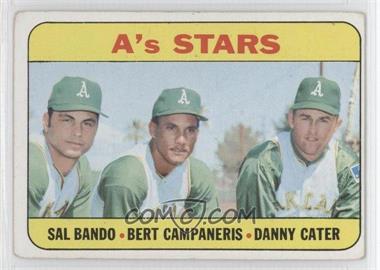 1969 Topps - [Base] #556 - High # - A's Stars (Sal Bando, Bert Campaneris, Danny Cater)