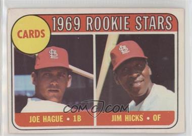 1969 Topps - [Base] #559 - High # - Joe Hague, Jim Hicks [COMC RCR Poor]