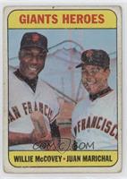 High # - Giants Heroes (Willie McCovey, Juan Marichal) [Poor to Fair]