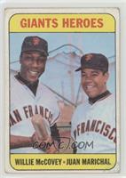High # - Giants Heroes (Willie McCovey, Juan Marichal) [Good to VG…
