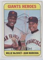 High # - Giants Heroes (Willie McCovey, Juan Marichal) [Good to VG…