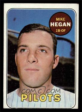 1969 Topps - [Base] #577 - High # - Mike Hegan [VG]