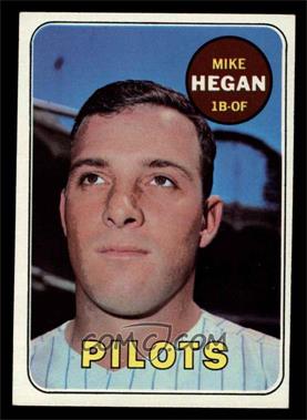 1969 Topps - [Base] #577 - High # - Mike Hegan [EX MT]