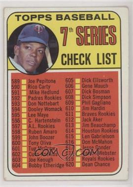 1969 Topps - [Base] #582.1 - High # - 7th Series (Tony Oliva) (White Circle on Back)
