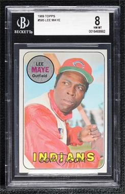 1969 Topps - [Base] #595 - High # - Lee Maye [BGS 8 NM‑MT]