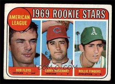 1969 Topps - [Base] #597 - High # - Bobby Floyd, Larry Burchart, Rollie Fingers [GOOD]