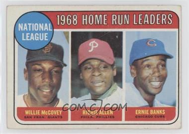 1969 Topps - [Base] #6 - League Leaders - Willie McCovey, Richie Allen, Ernie Banks