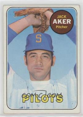 1969 Topps - [Base] #612 - High # - Jack Aker