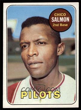 1969 Topps - [Base] #62 - Chico Salmon [EX MT]