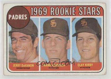 1969 Topps - [Base] #637 - High # - Jerry Davanon, Frank Reberger, Clay Kirby [Good to VG‑EX]