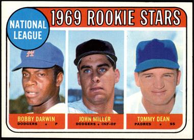 1969 Topps - [Base] #641 - High # - Bobby Darwin, John Miller, Tommy Dean [EX MT+]