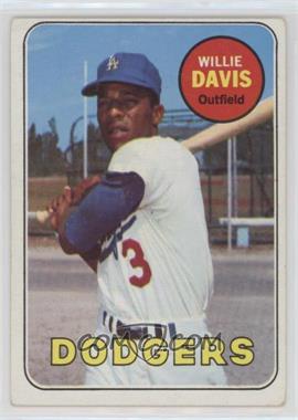 1969 Topps - [Base] #65 - Willie Davis [Good to VG‑EX]