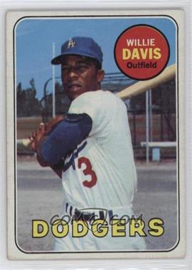 1969 Topps - [Base] #65 - Willie Davis [Good to VG‑EX]