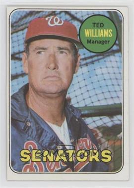 1969 Topps - [Base] #650 - High # - Ted Williams