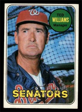 1969 Topps - [Base] #650 - High # - Ted Williams [EX]