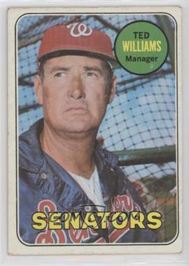 1969 Topps - [Base] #650 - High # - Ted Williams