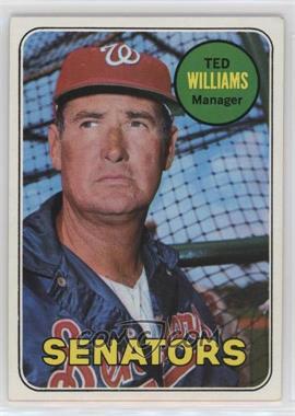 1969 Topps - [Base] #650 - High # - Ted Williams