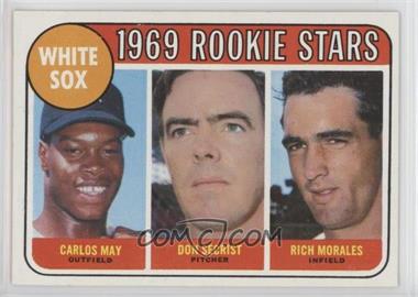 1969 Topps - [Base] #654 - High # - Carlos May, Don Secrist, Rich Morales