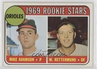 1969 Rookie Stars - Mike Adamson, Merv Rettenmund