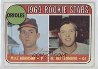 1969 Rookie Stars - Mike Adamson, Merv Rettenmund [Good to VG‑E…