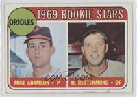 1969 Rookie Stars - Mike Adamson, Merv Rettenmund [Good to VG‑E…