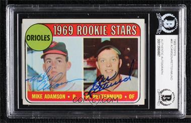 1969 Topps - [Base] #66 - 1969 Rookie Stars - Mike Adamson, Merv Rettenmund [BAS BGS Authentic]