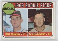 1969 Rookie Stars - Mike Adamson, Merv Rettenmund